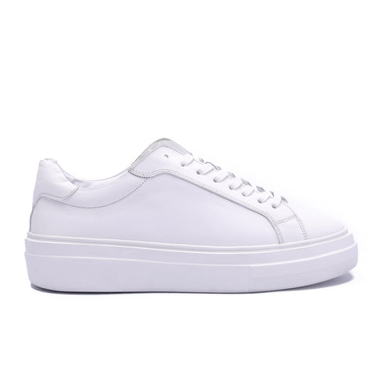 Essential Leather Trainer - White