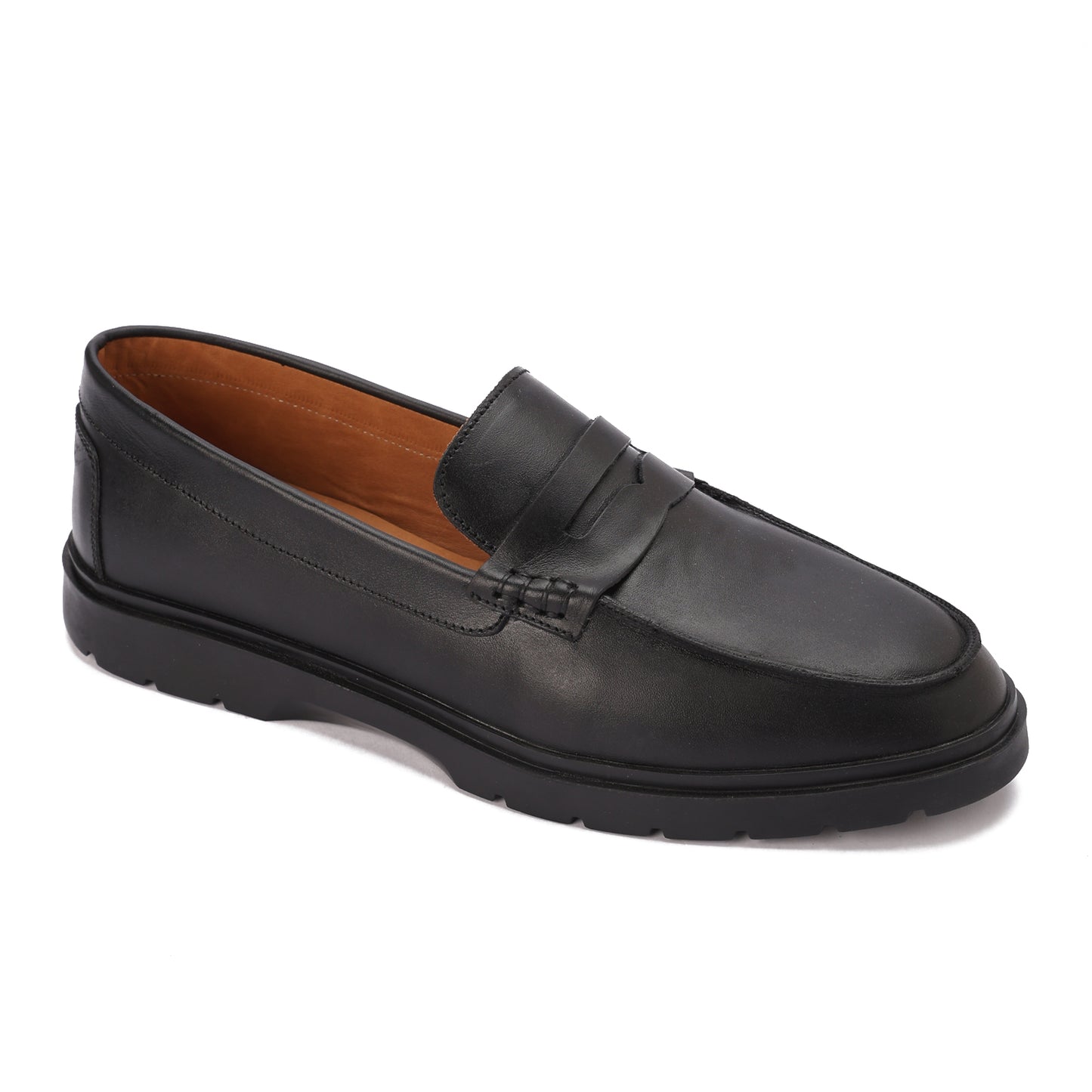 Leather Black Loft Loafer