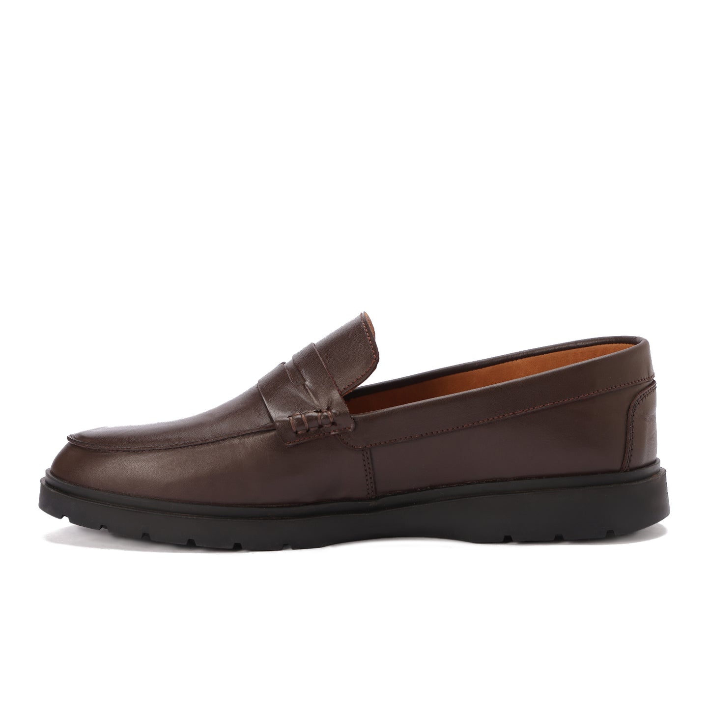 Leather Brown Loft Loafer