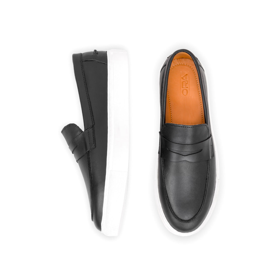 Black Penny Loafer