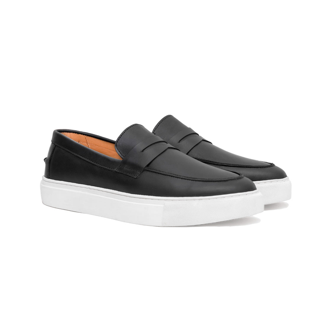 Black Penny Loafer