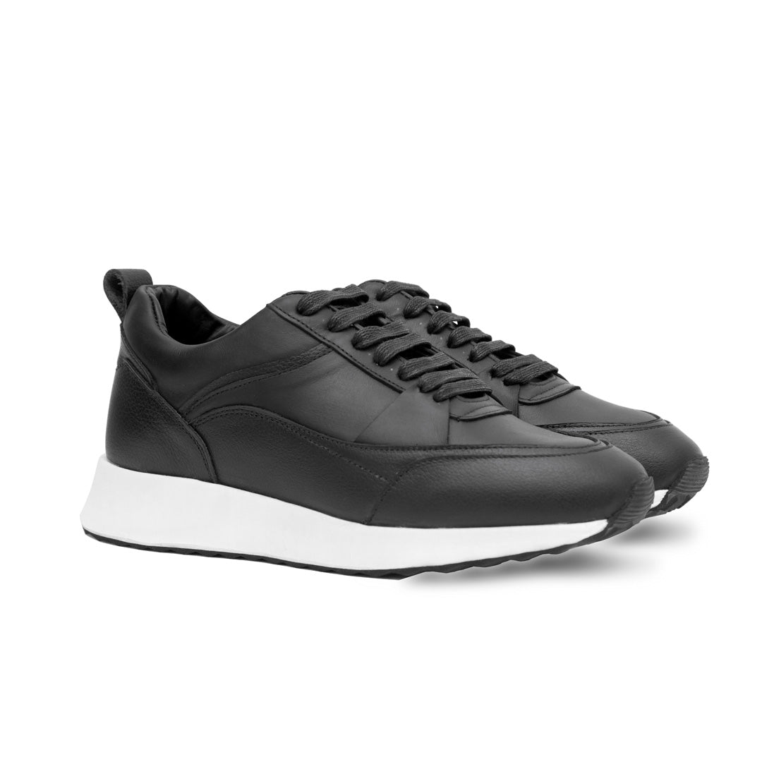 MOC SNEAKERS leather BLACK