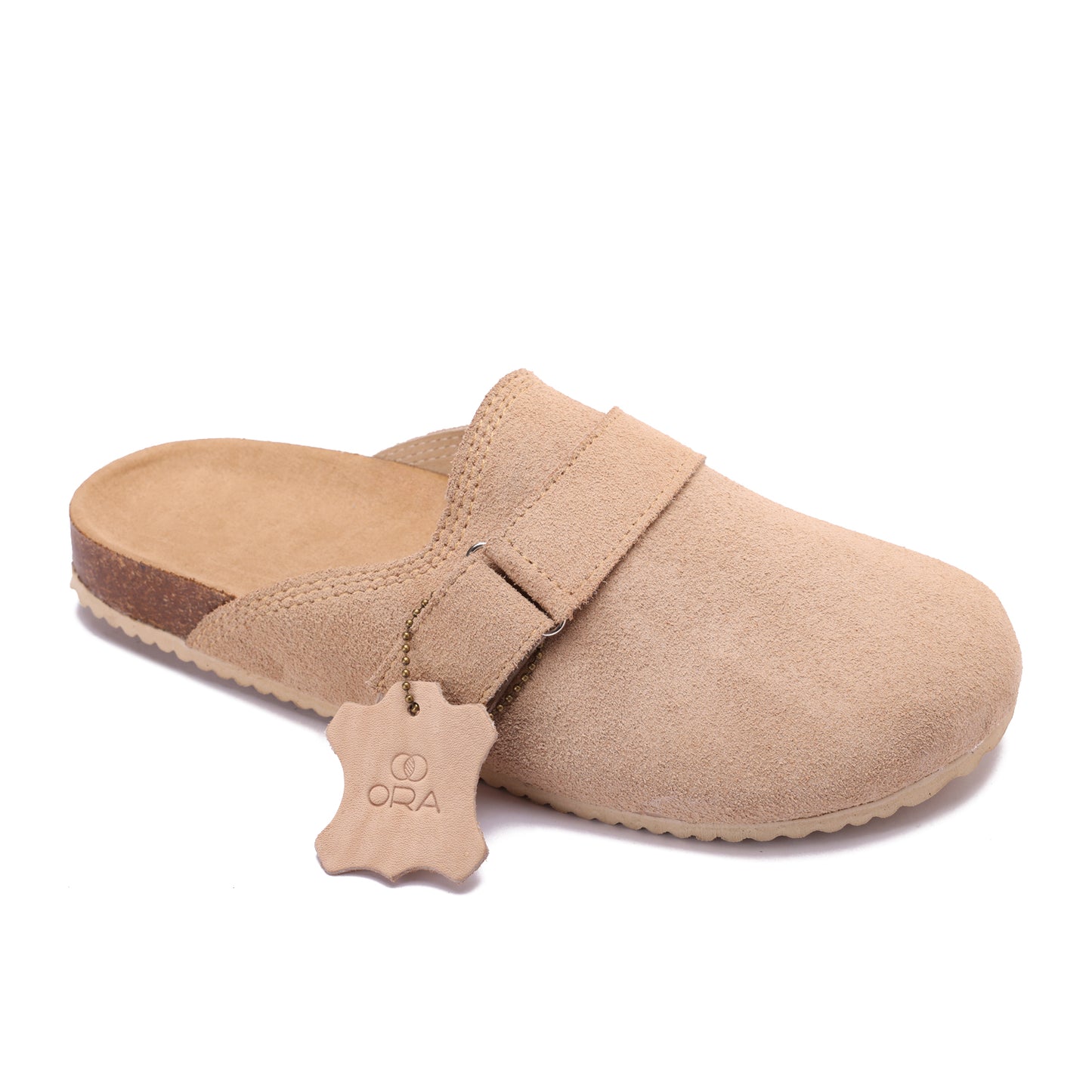 Split Suede Beige clogs