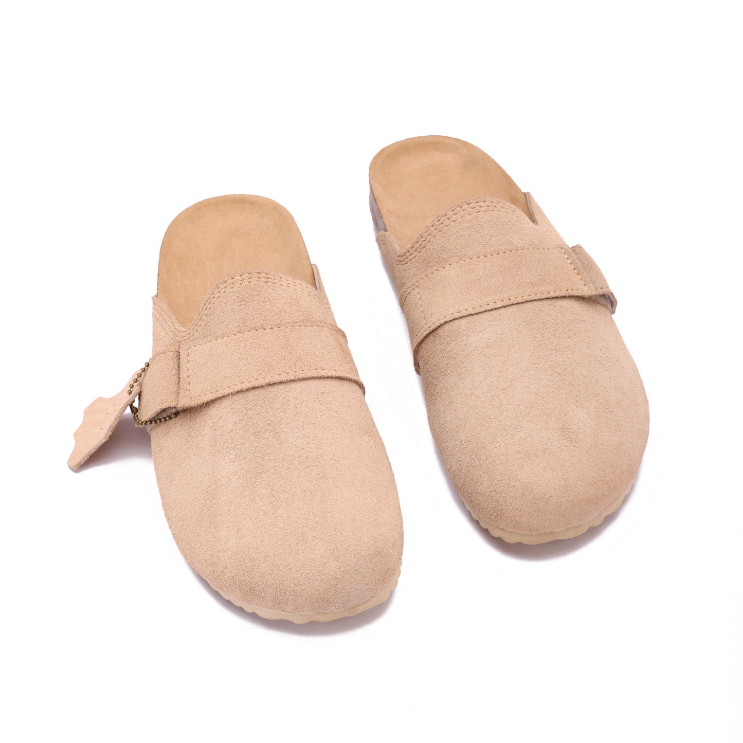Split Suede Beige clogs