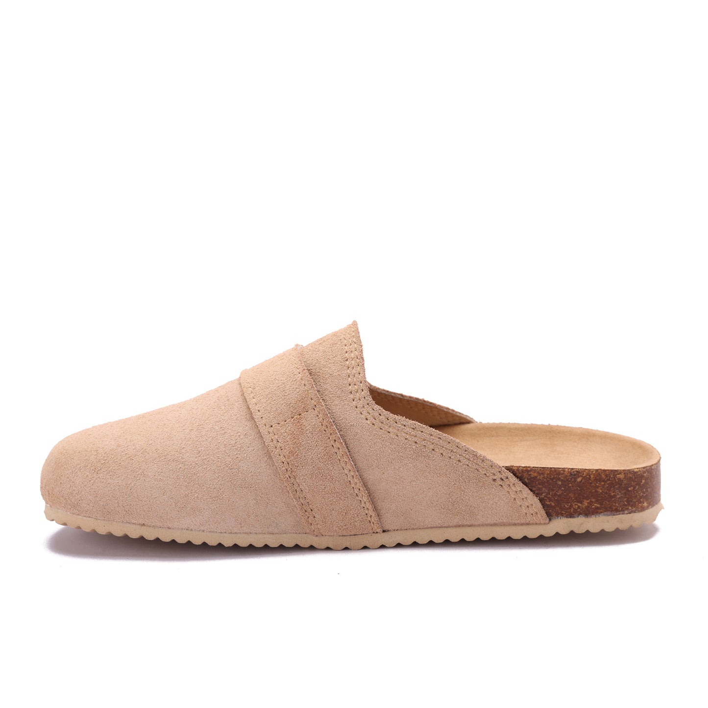 Split Suede Beige clogs