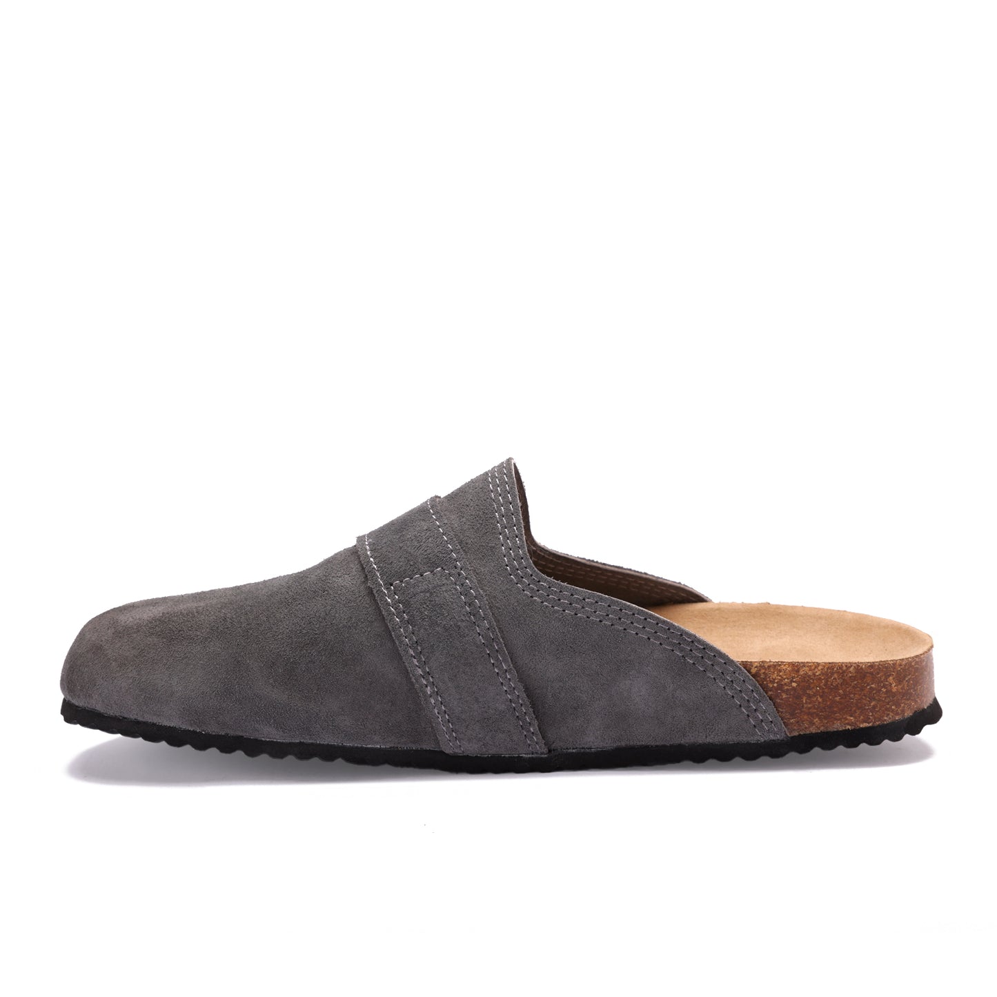 Split Suede grey  clogs