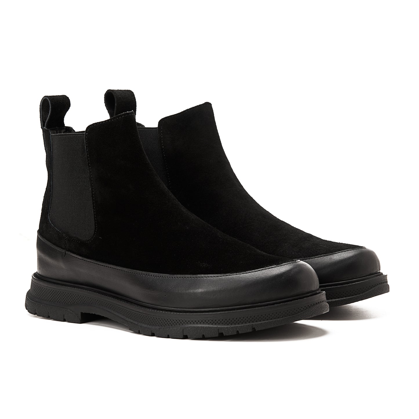 MOC SUEDE BLACK BOOTS