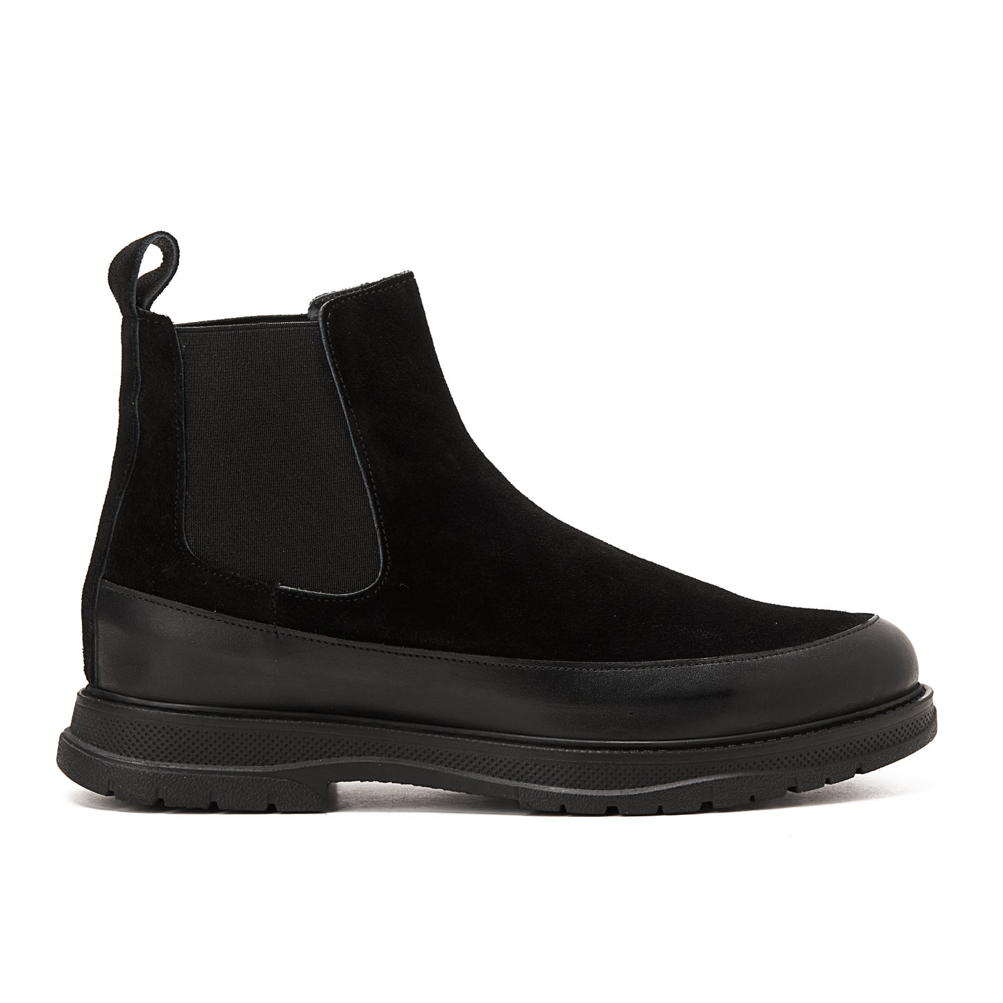 MOC SUEDE BLACK BOOTS