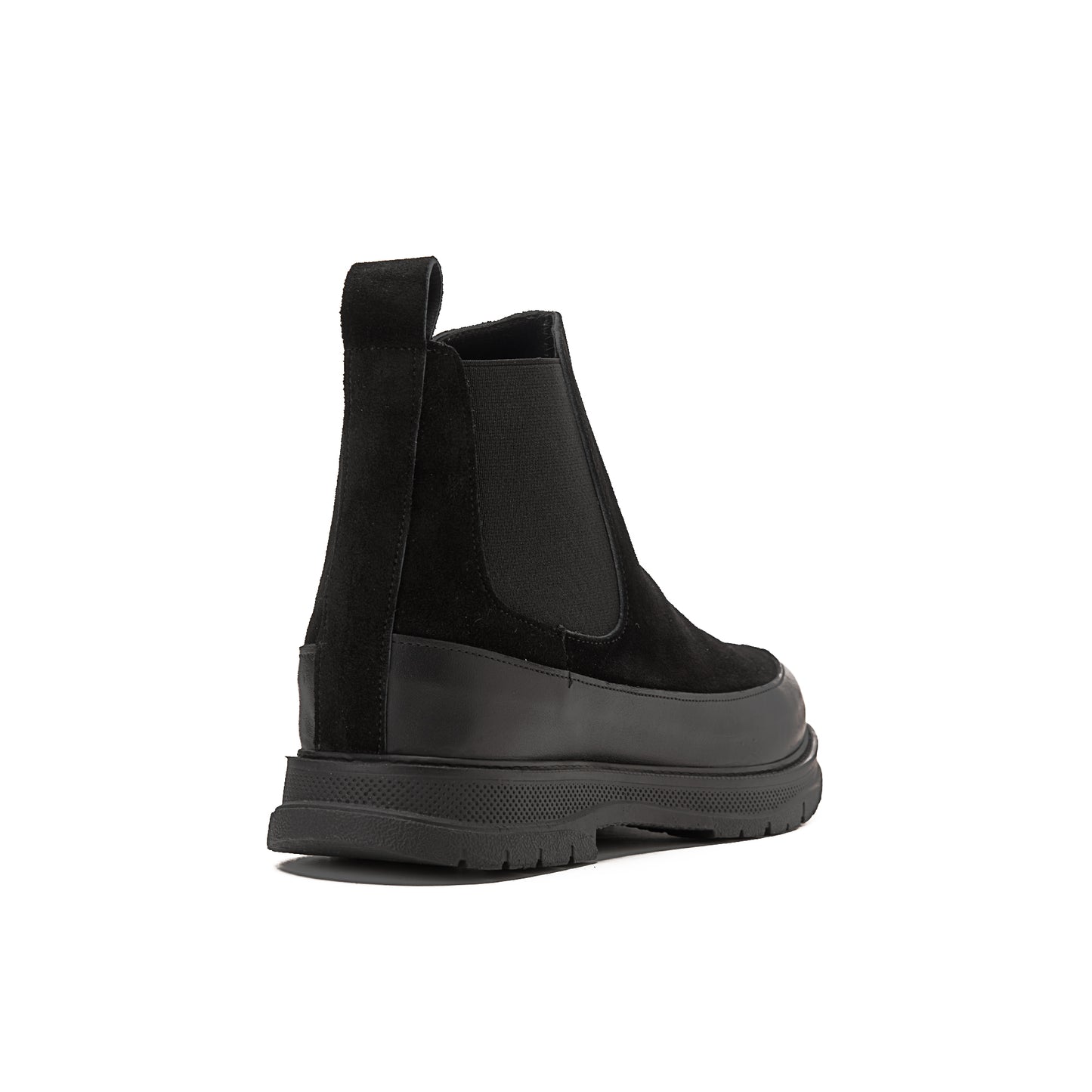 MOC SUEDE BLACK BOOTS