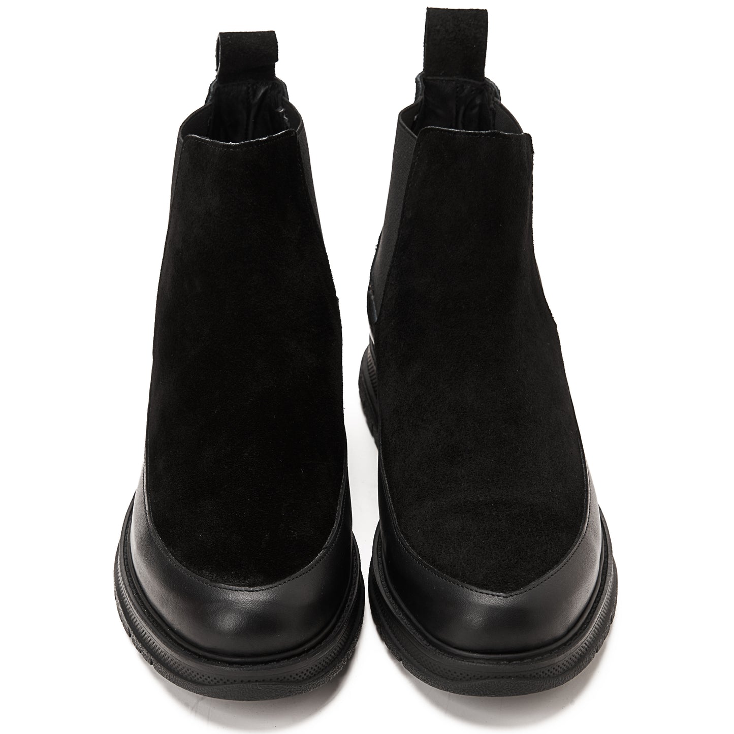 MOC SUEDE BLACK BOOTS