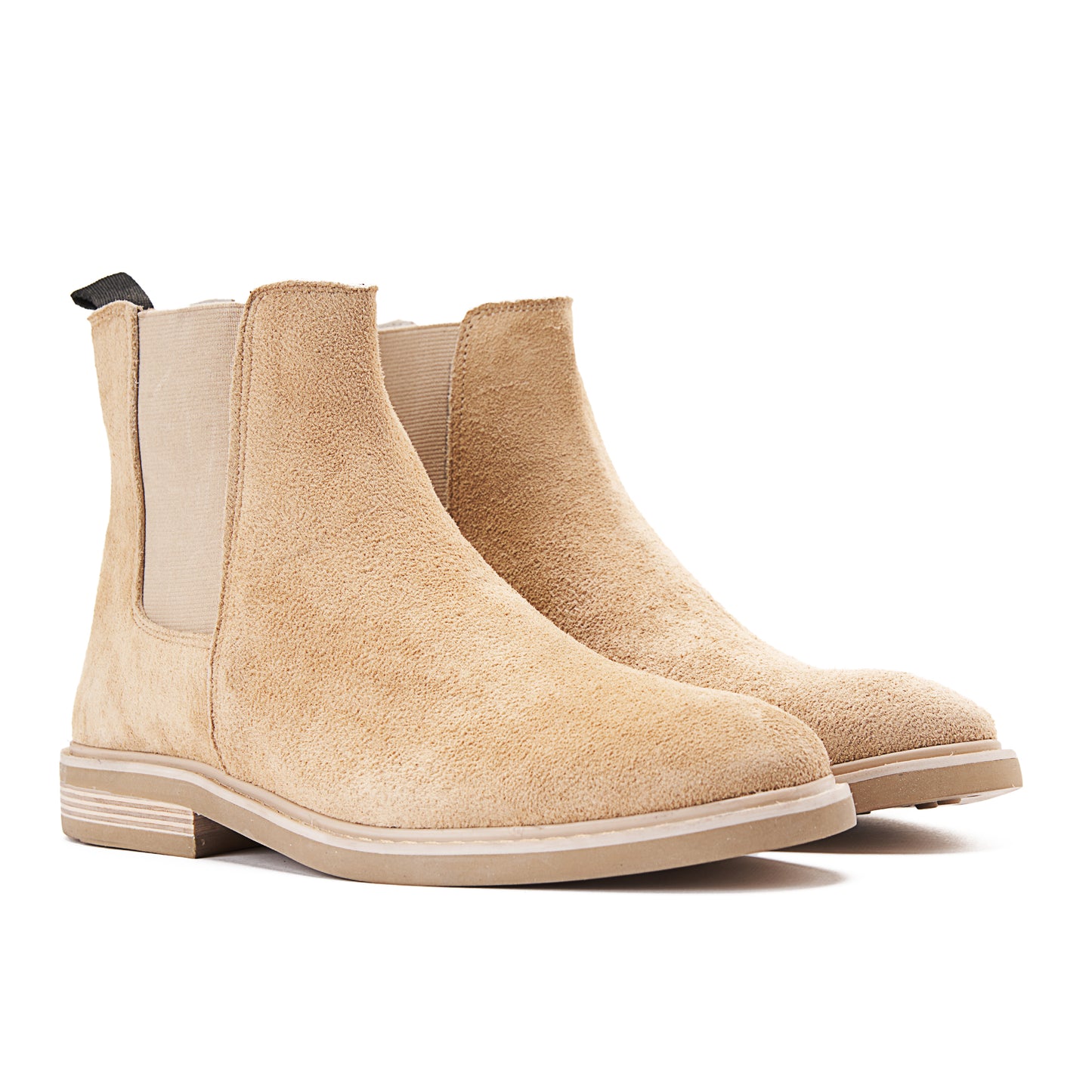 Beige Suede Chelsea boot