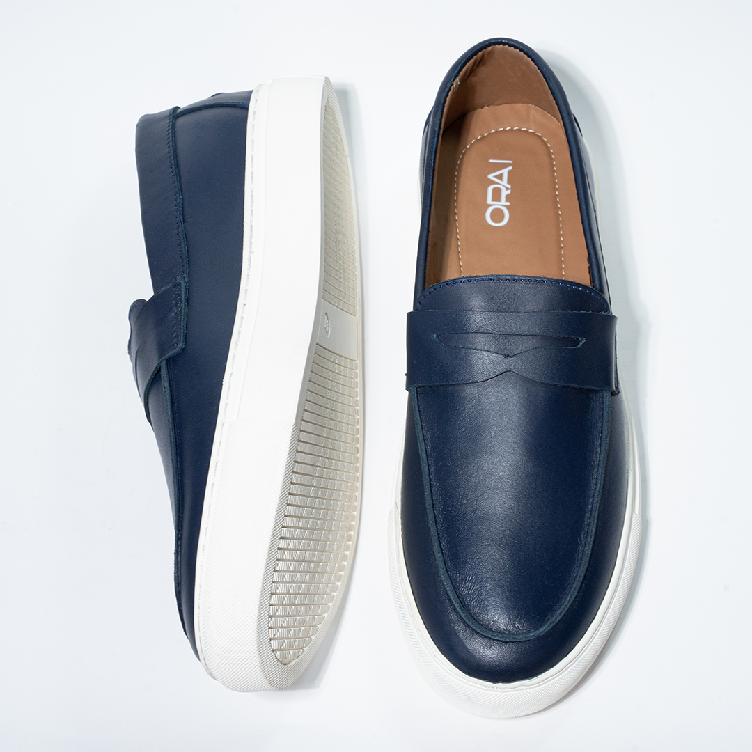 Blue Penny Loafer