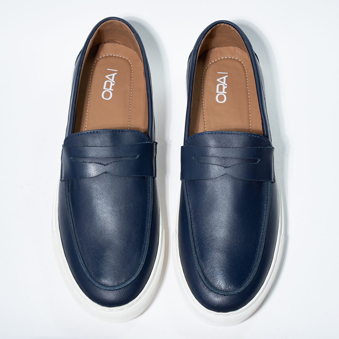 Blue Penny Loafer