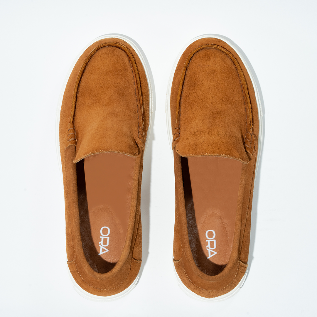 Havan Suede Slip On Loafers