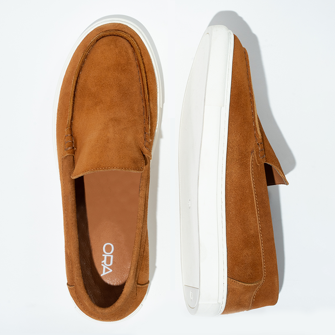 Havan Suede Slip On Loafers
