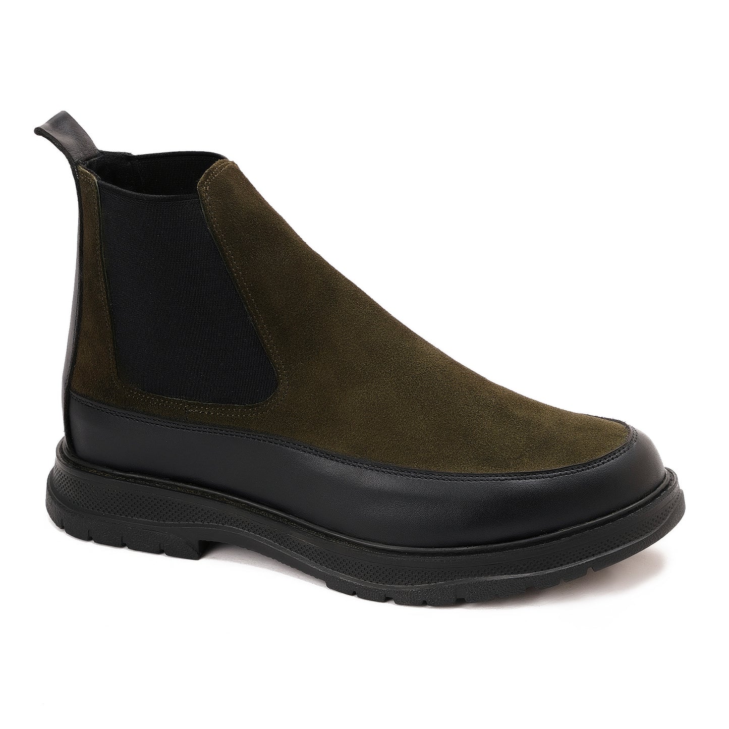 MOC SUEDE OLIVE BOOTS