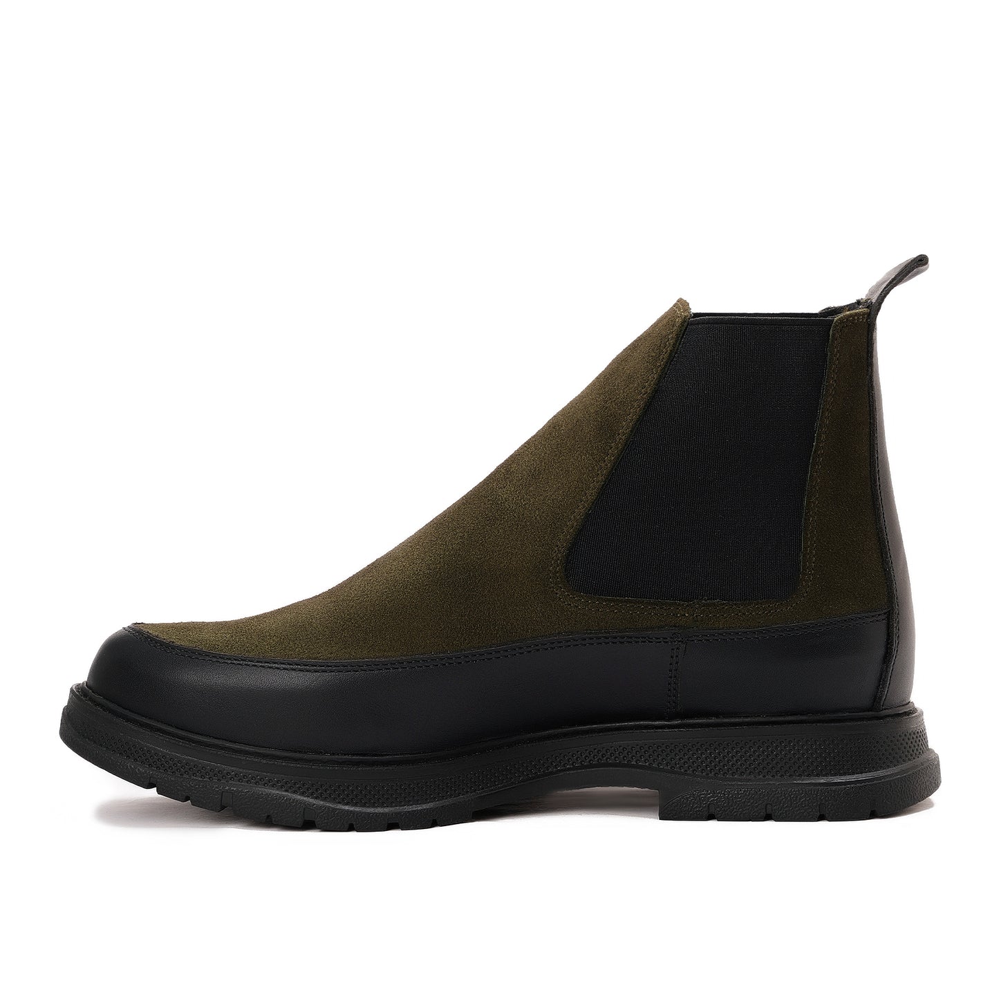 MOC SUEDE OLIVE BOOTS