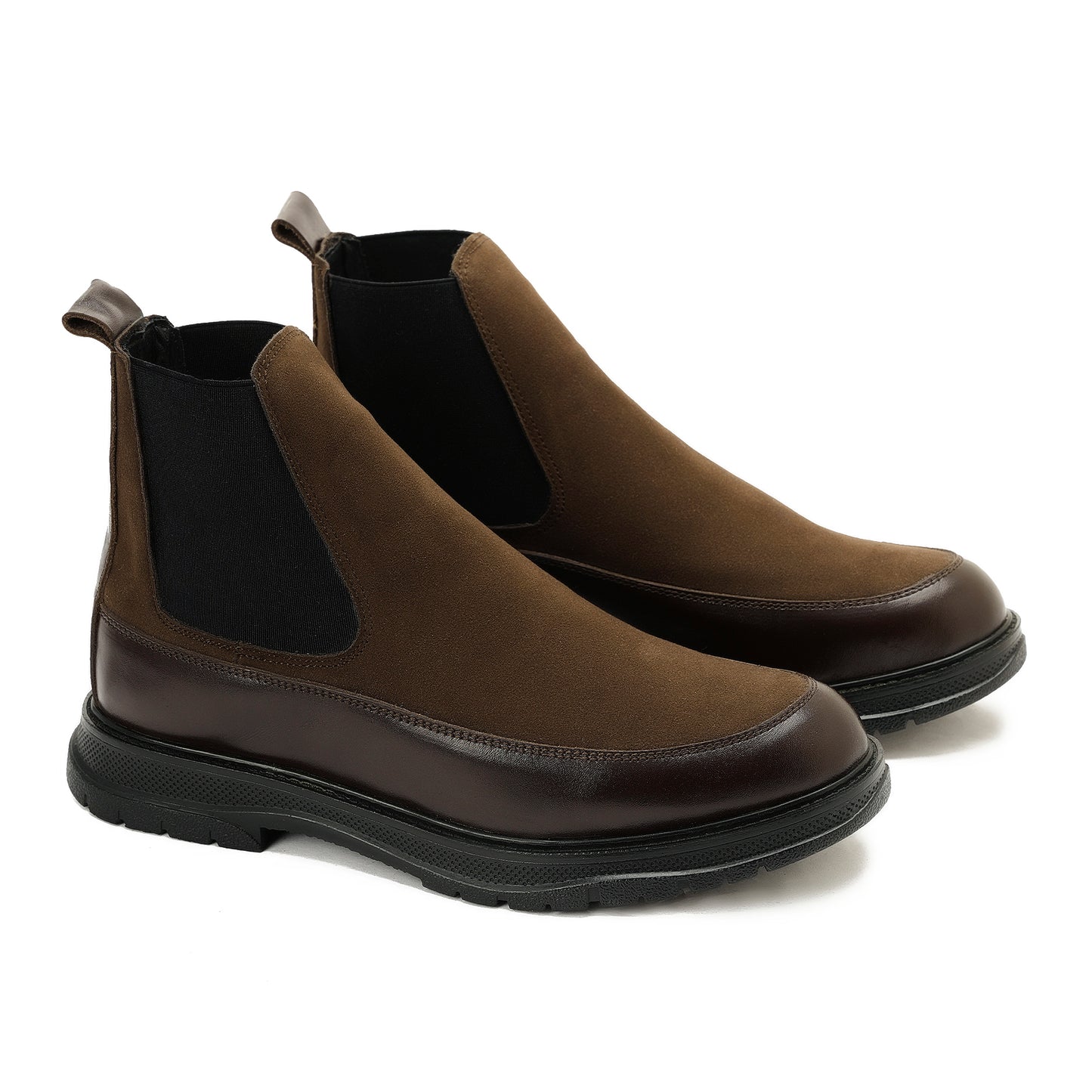 BROWN MOC SUEDE BOOTS
