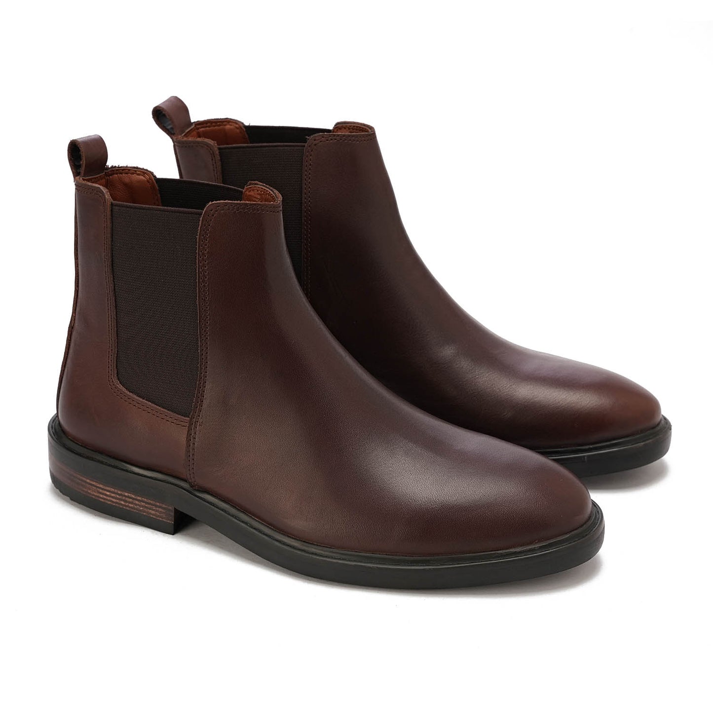 Leather Chelsea Boots Brown