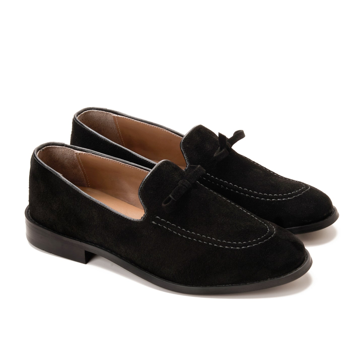 Black Suede Calf