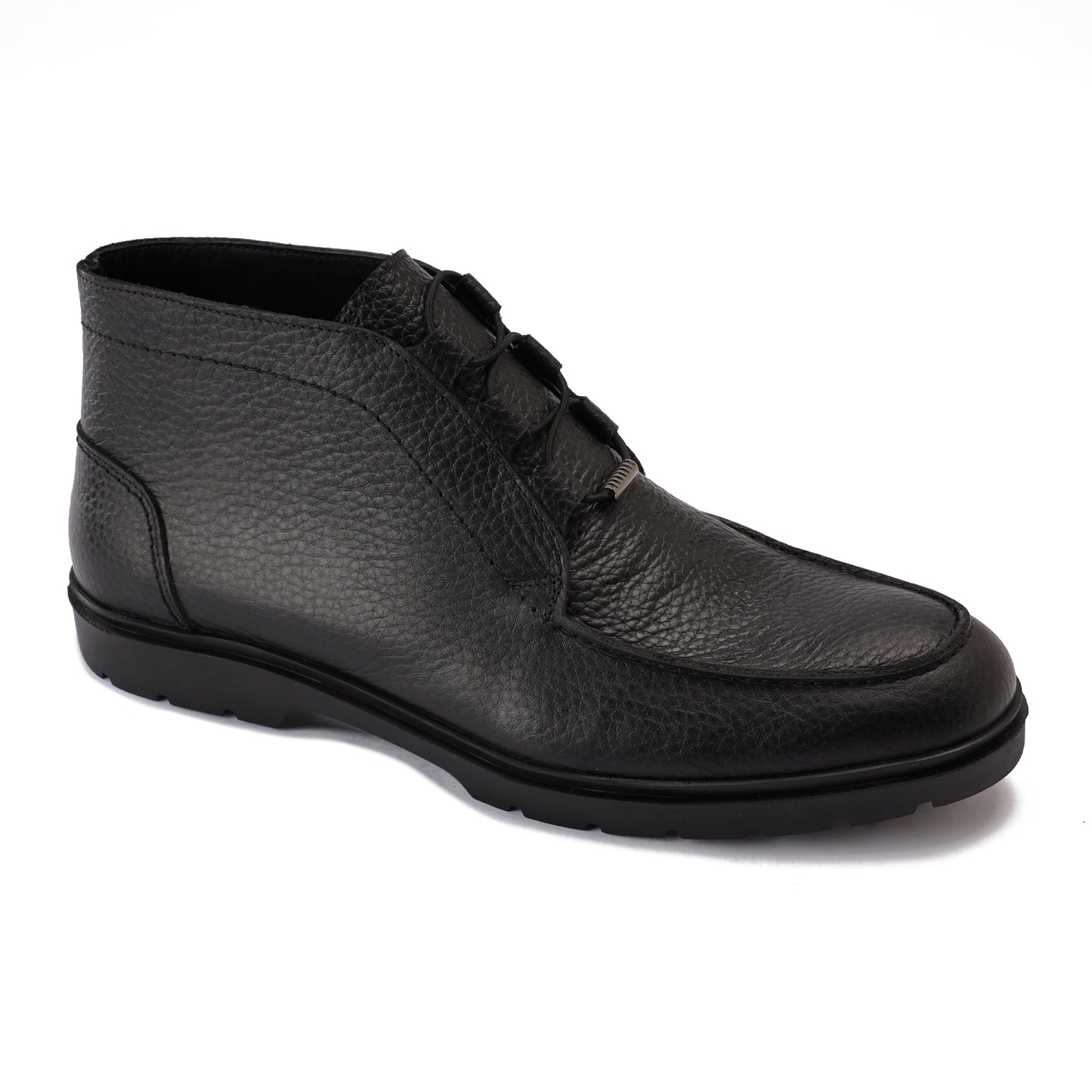 Mono Black Leather Boots