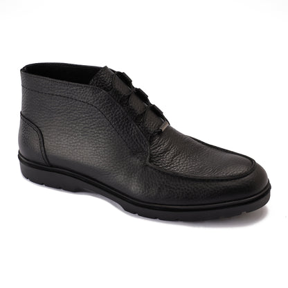 Mono Black Leather Boots