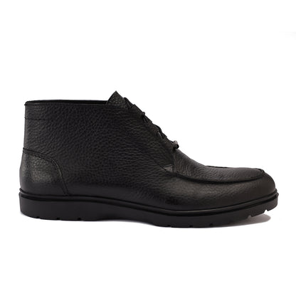 Mono Black Leather Boots