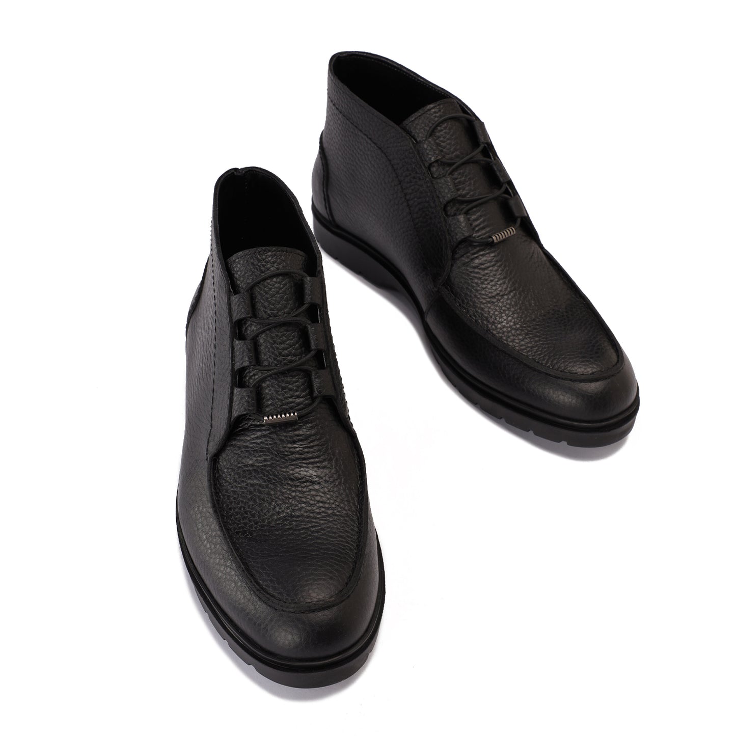 Mono Black Leather Boots