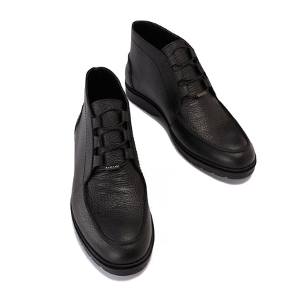 Mono Black Leather Boots