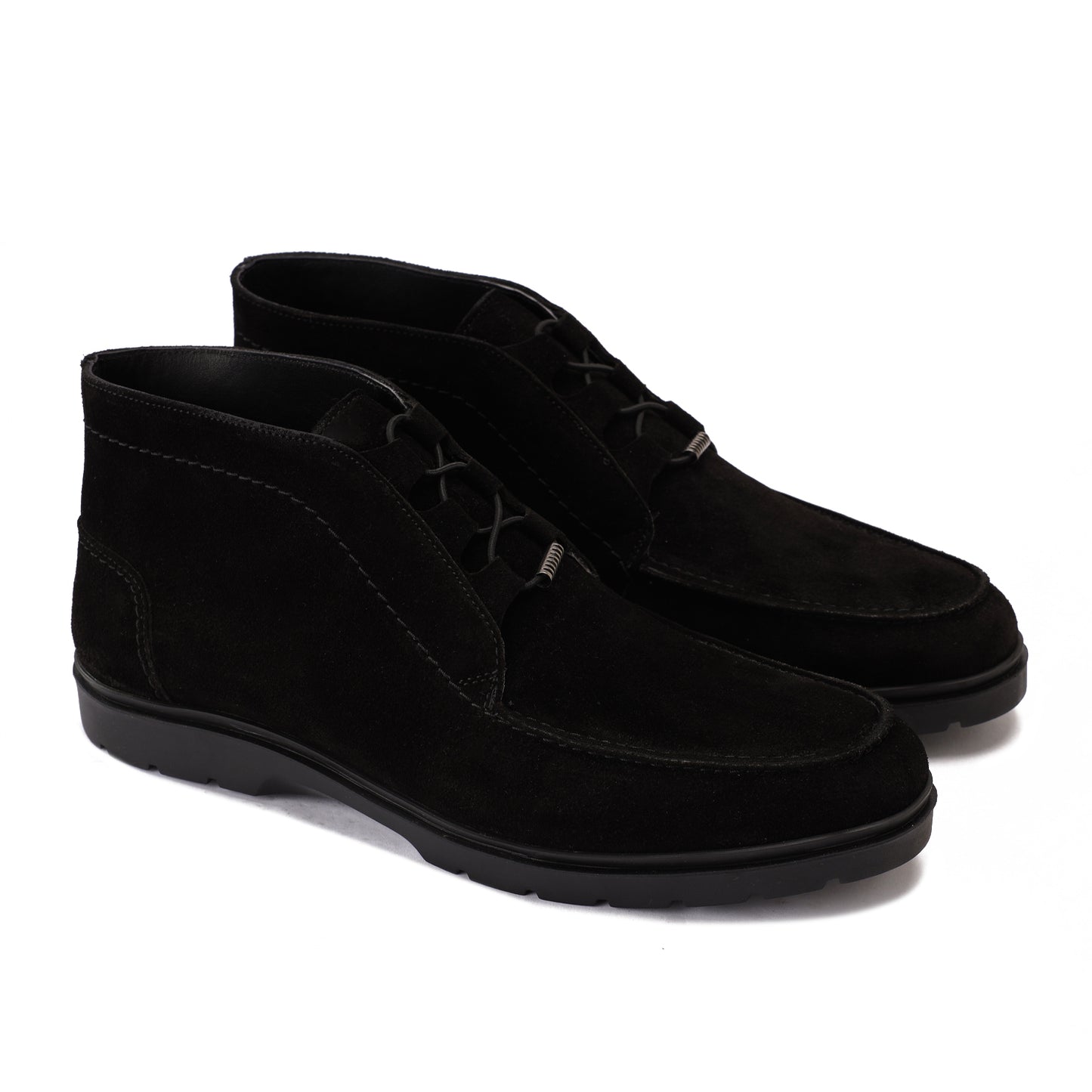 Mono Black Suede Boots