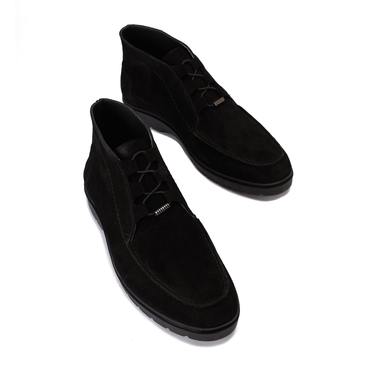 Mono Black Suede Boots