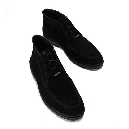 Mono Black Suede Boots