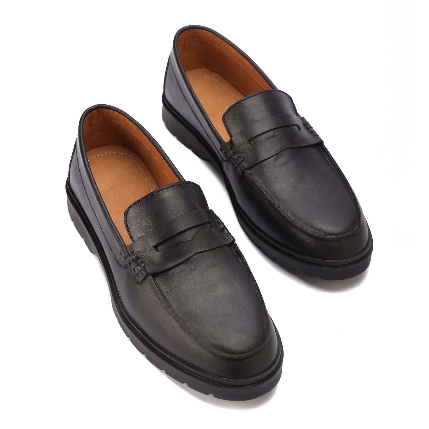 Leather Black Loft Loafer