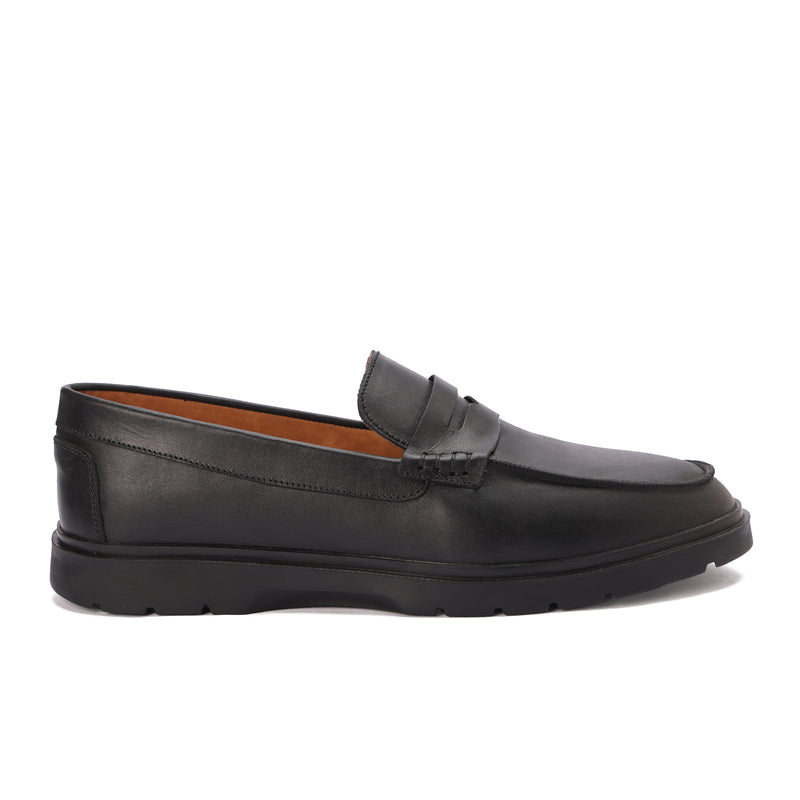 Leather Black Loft Loafer