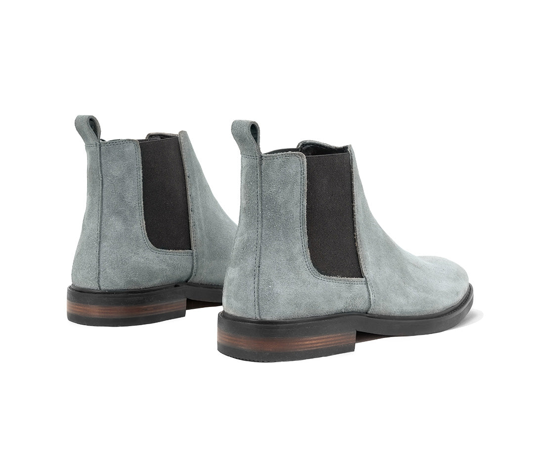 Grey Suede Chelsea boot