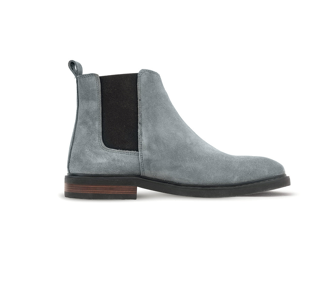 Grey Suede Chelsea boot