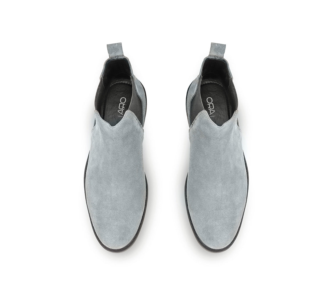 Grey Suede Chelsea boot