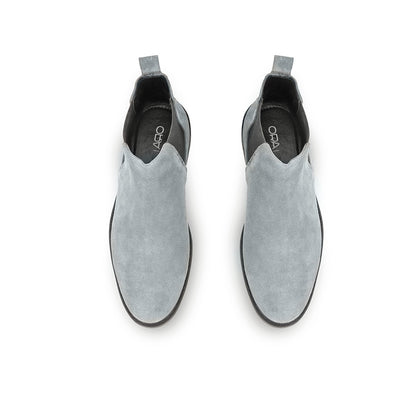 Grey Suede Chelsea boot