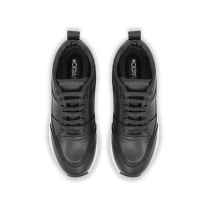 MOC SNEAKERS leather BLACK