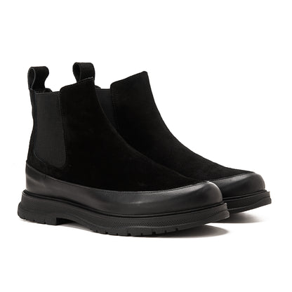 MOC SUEDE BLACK BOOTS