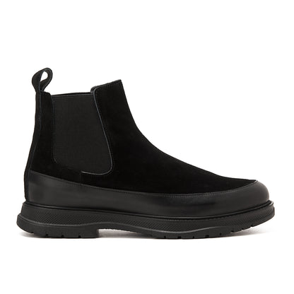 MOC SUEDE BLACK BOOTS