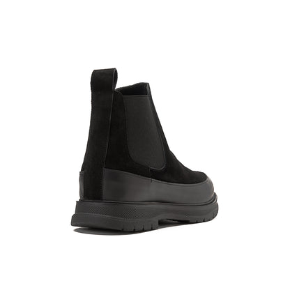 MOC SUEDE BLACK BOOTS
