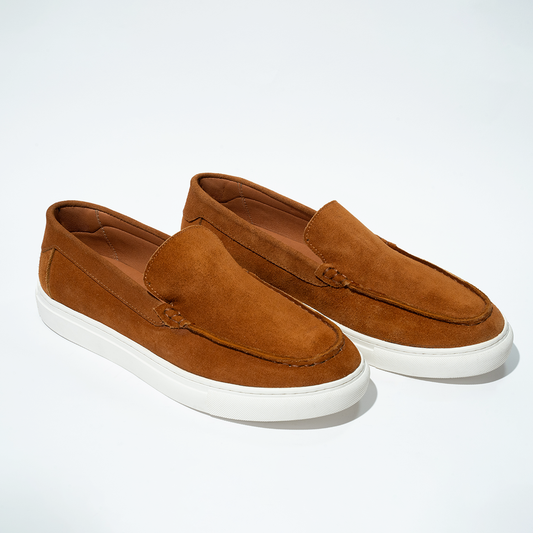 Havan Suede Slip On Loafers