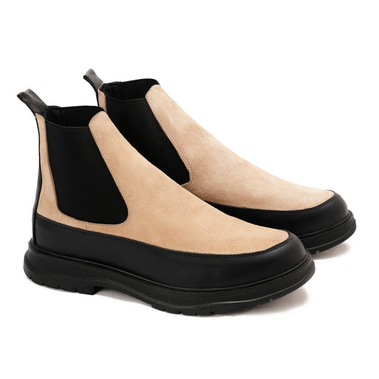 MOC SUEDE BEIGE BOOTS