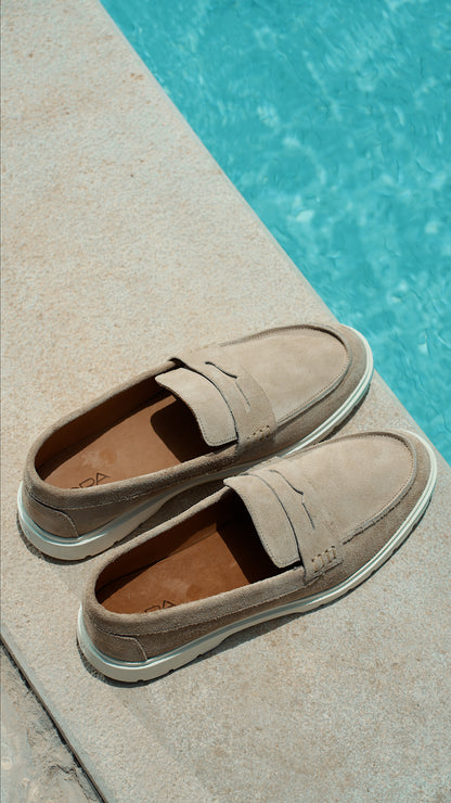 Beige Loft Loafer