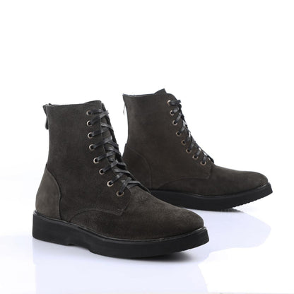 Grey Marini Combat Boots