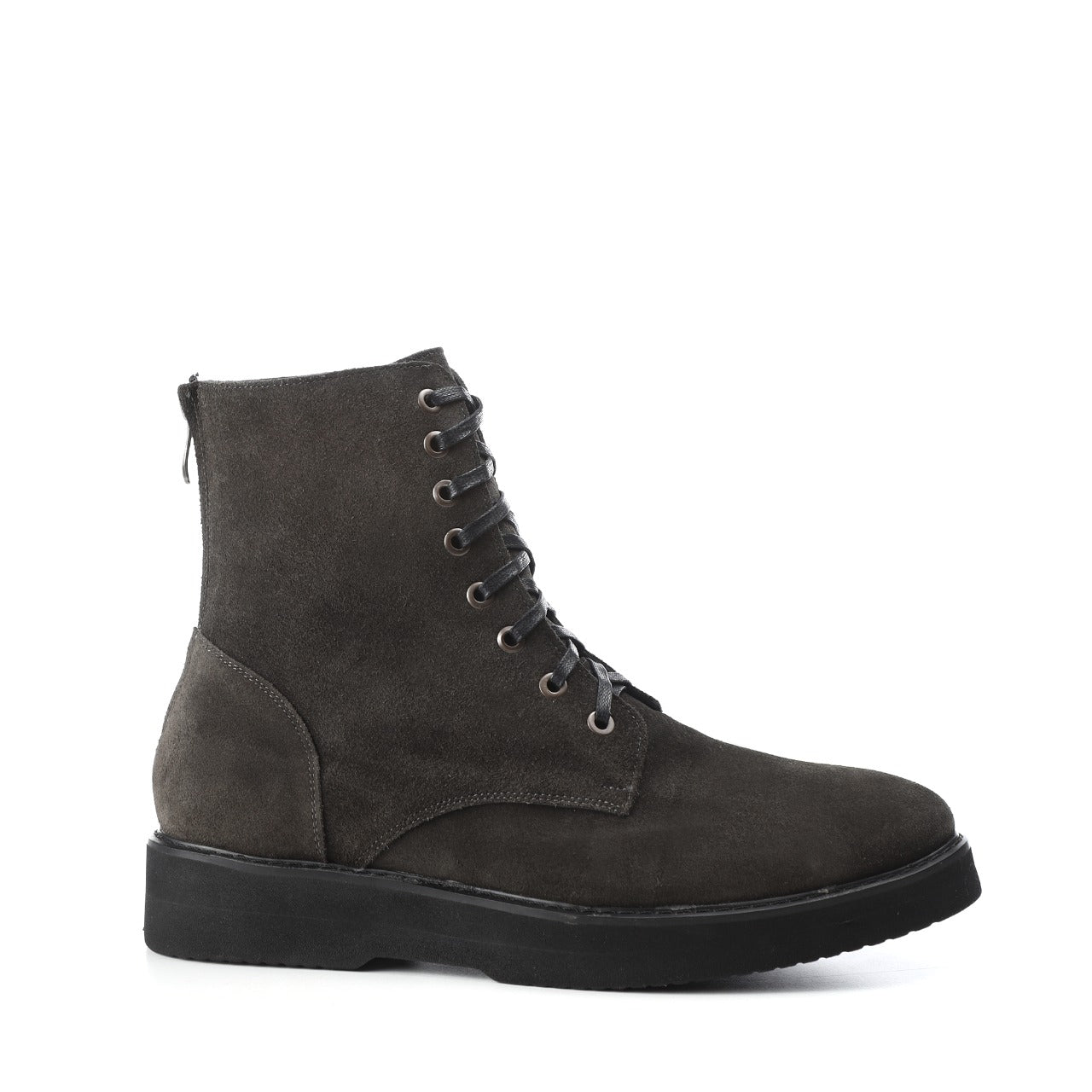 Grey Marini Combat Boots