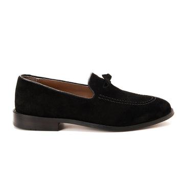 Black Suede Calf